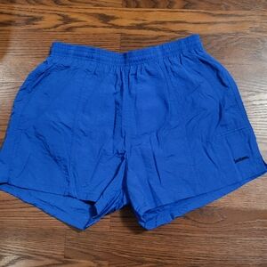 Sporty Blue VINTAGE 80's Jantzen Nylon Running SWIM Sports Bike SHORTS sz M